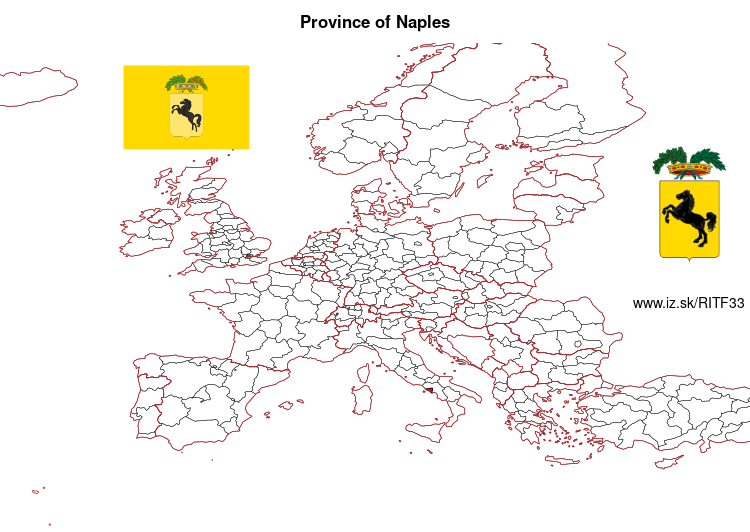 map of Province of Naples ITF33