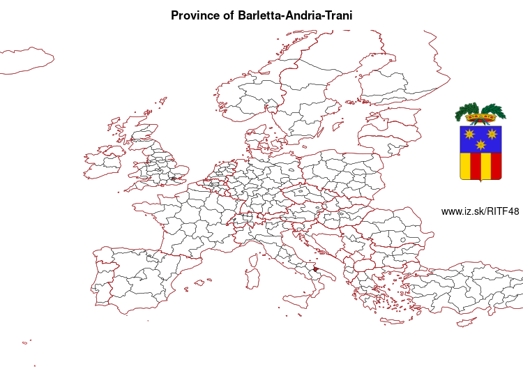 map of Province of Barletta-Andria-Trani ITF48
