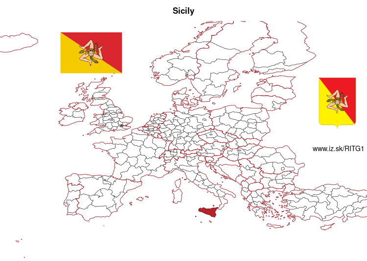 map of Sicily ITG1