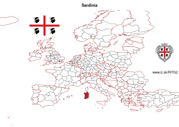 map of Sardinia ITG2