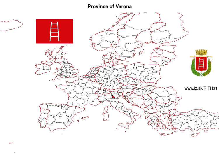 map of Province of Verona ITH31