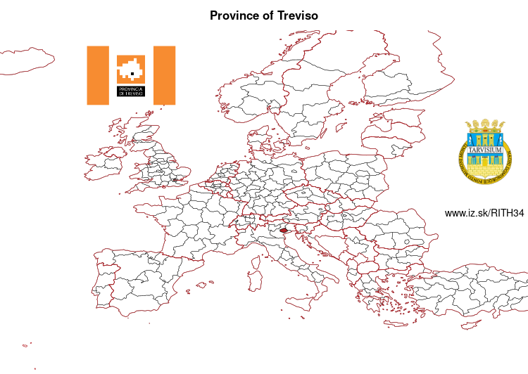 map of Province of Treviso ITH34
