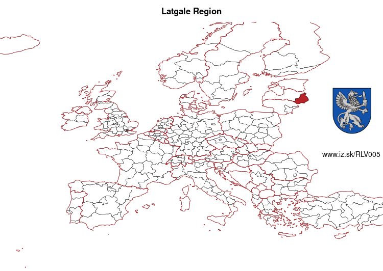 map of Latgale Region LV005