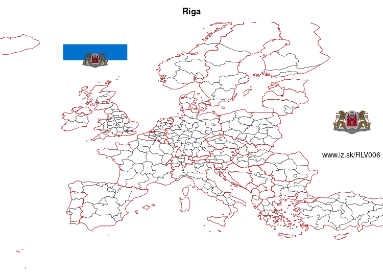 map of Riga LV006
