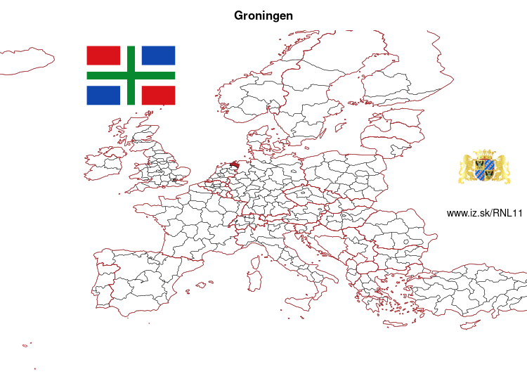 map of Groningen NL11