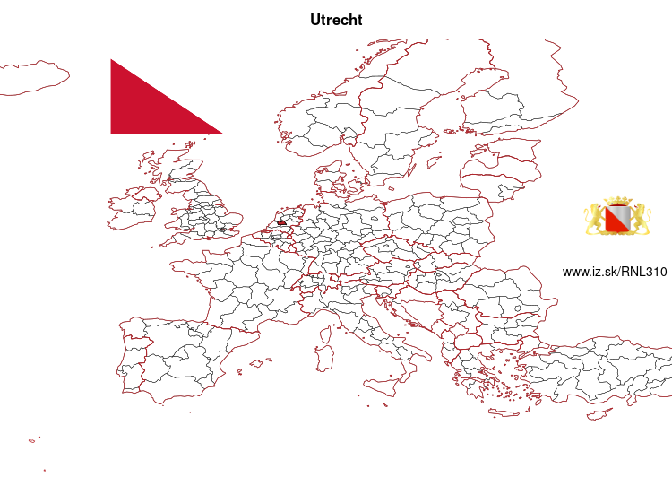 map of Utrecht NL310