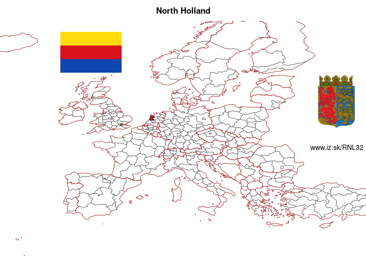 map of North Holland NL32