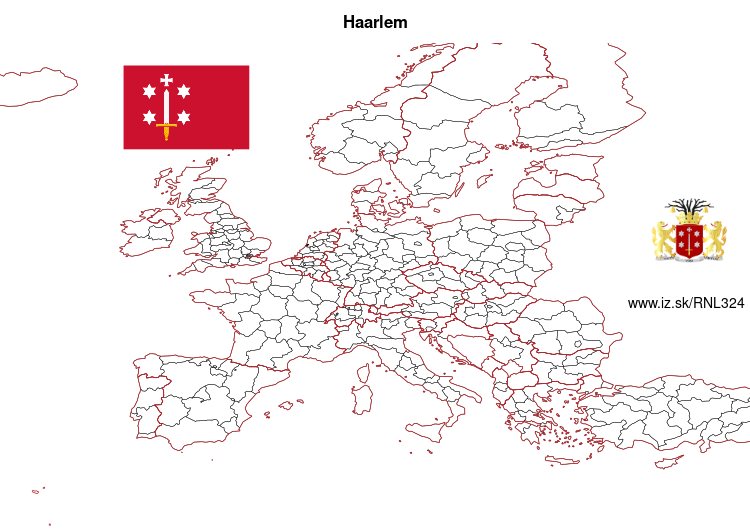 map of Haarlem NL324