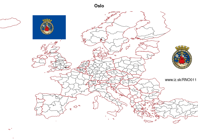 map of Oslo NO011