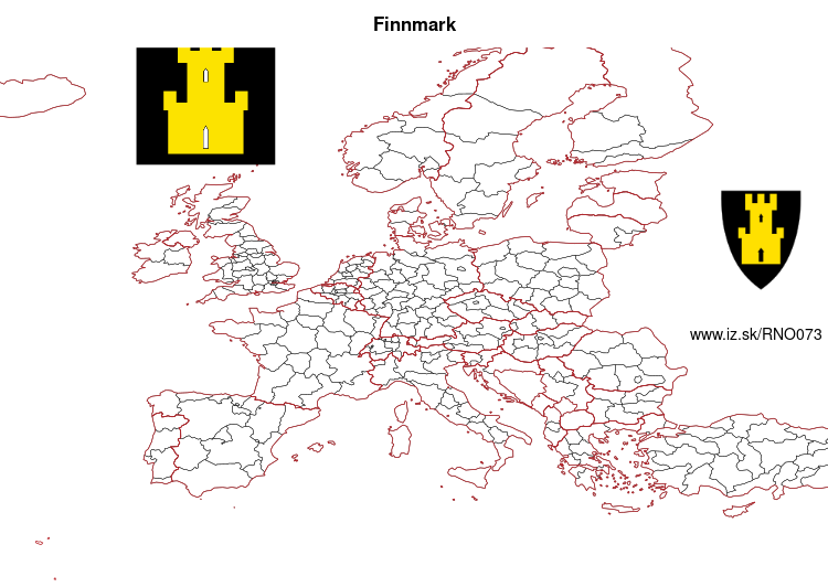 map of Finnmark NO073