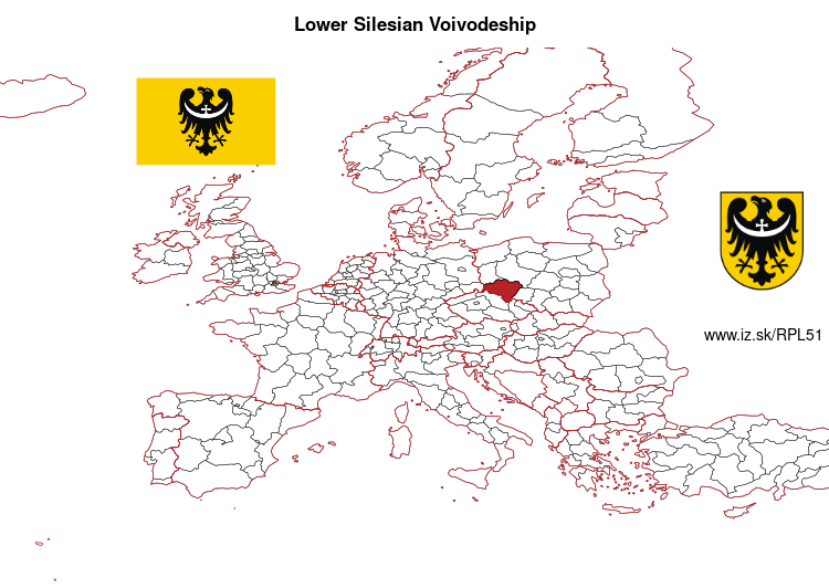 map of Lower Silesian Voivodeship PL51