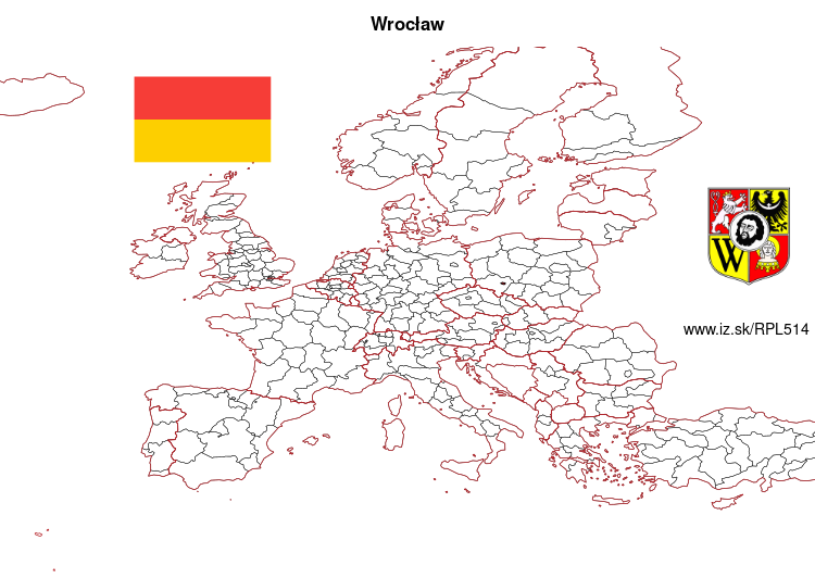 map of Wrocław PL514