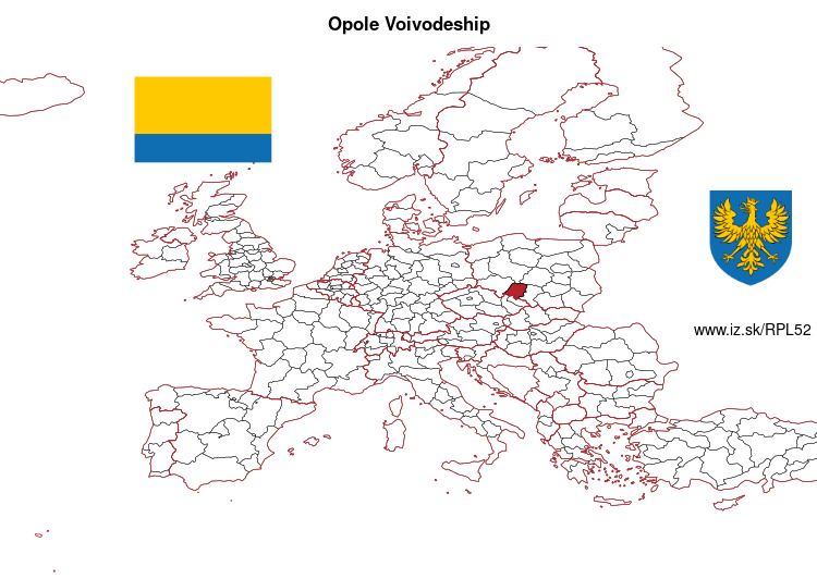 map of Opole Voivodeship PL52