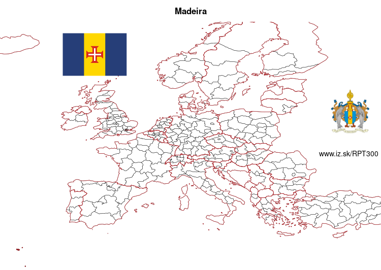 map of Madeira PT300