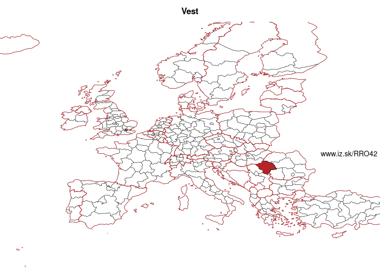 map of Vest RO42