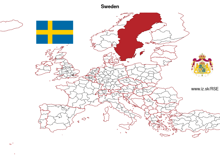 map of Sweden SE