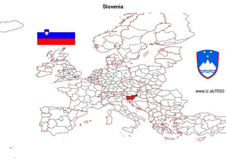 map of Slovenia SI0