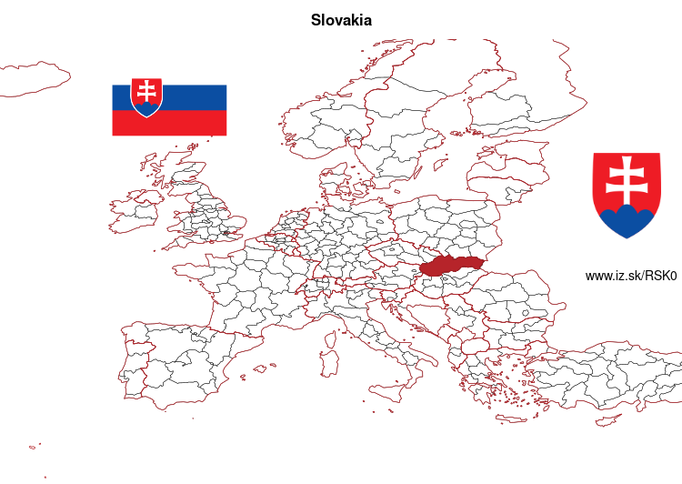 map of Slovakia SK0