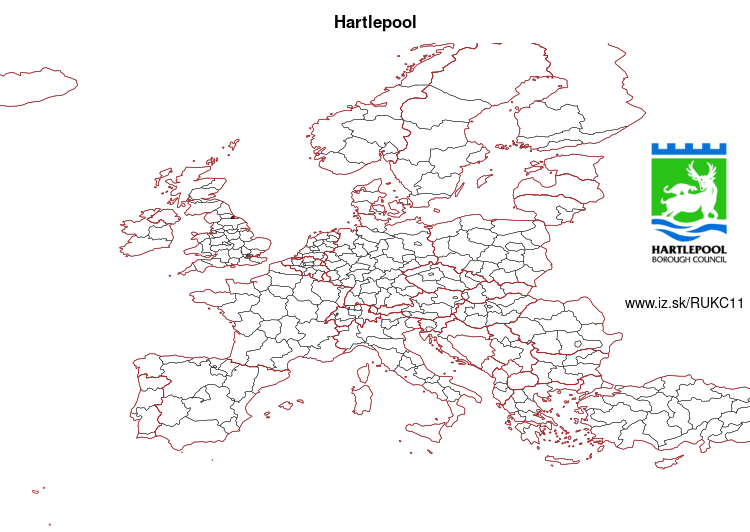 map of Hartlepool UKC11