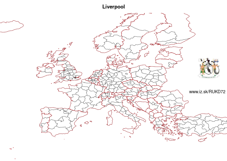 map of Liverpool UKD72