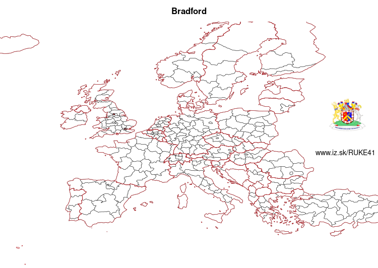 map of Bradford UKE41