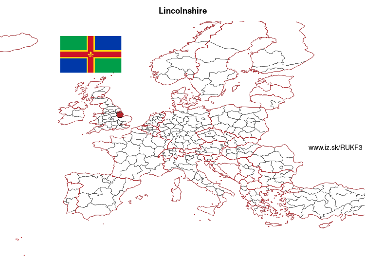 map of Lincolnshire UKF3