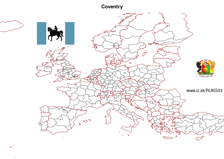 map of Coventry UKG33