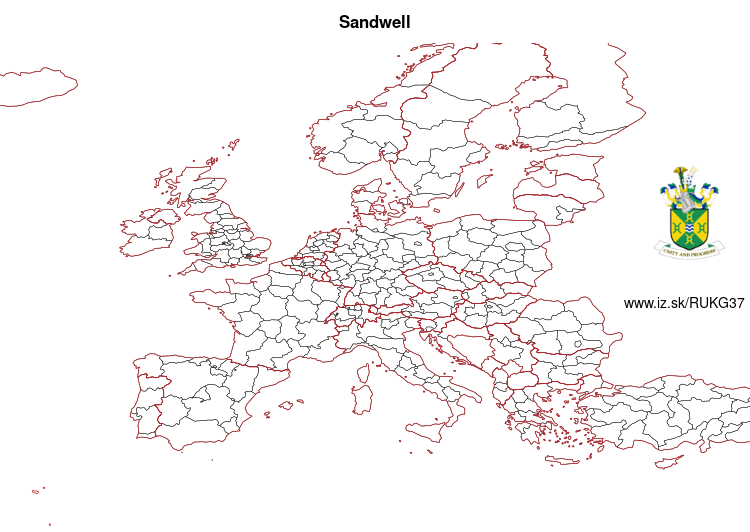 map of Sandwell UKG37