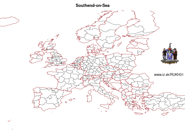 map of Southend-on-Sea UKH31