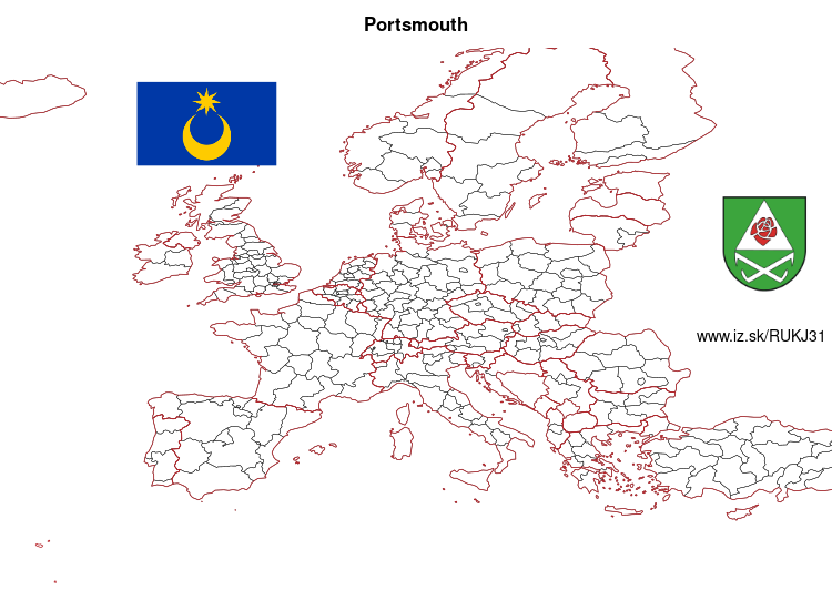 map of Portsmouth UKJ31