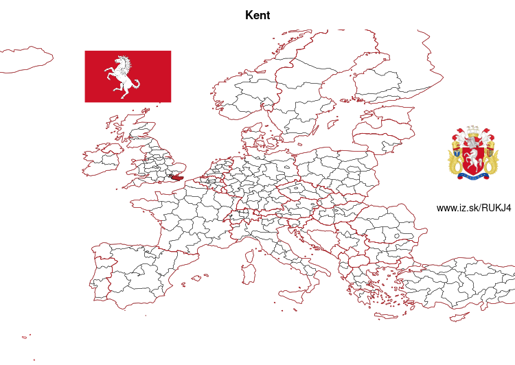 map of Kent UKJ4