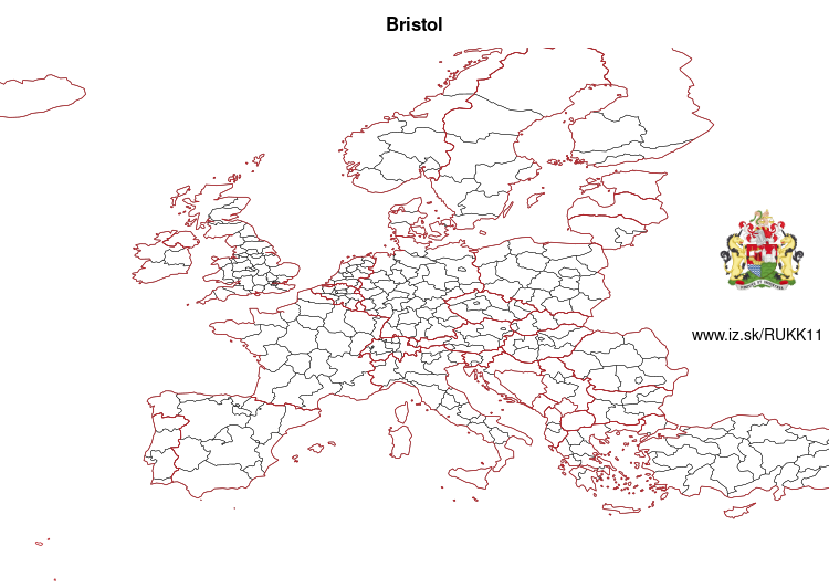 map of Bristol UKK11