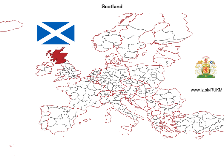 map of Scotland UKM