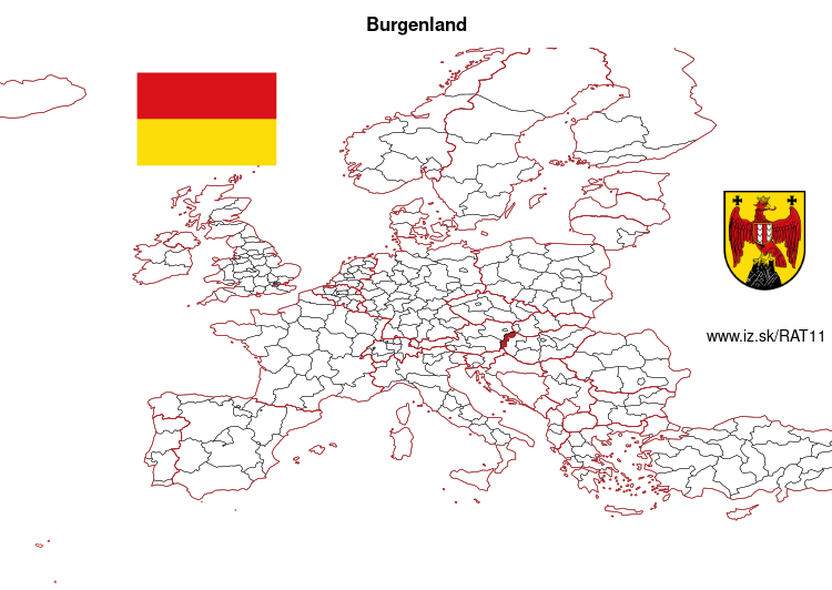 mapka Burgenland AT11