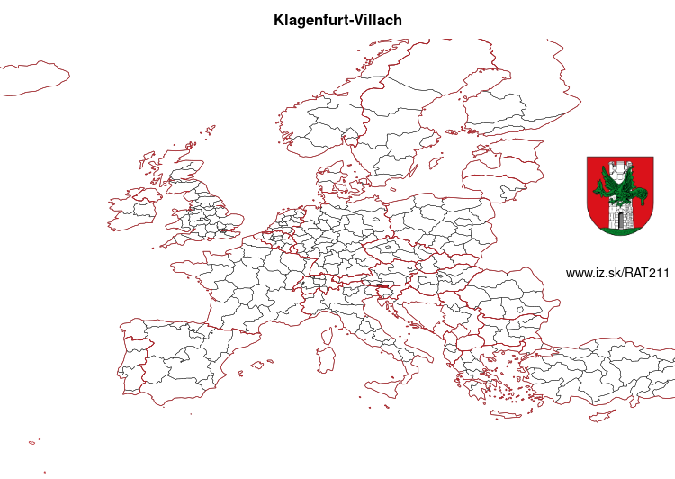 mapka Klagenfurt-Villach AT211