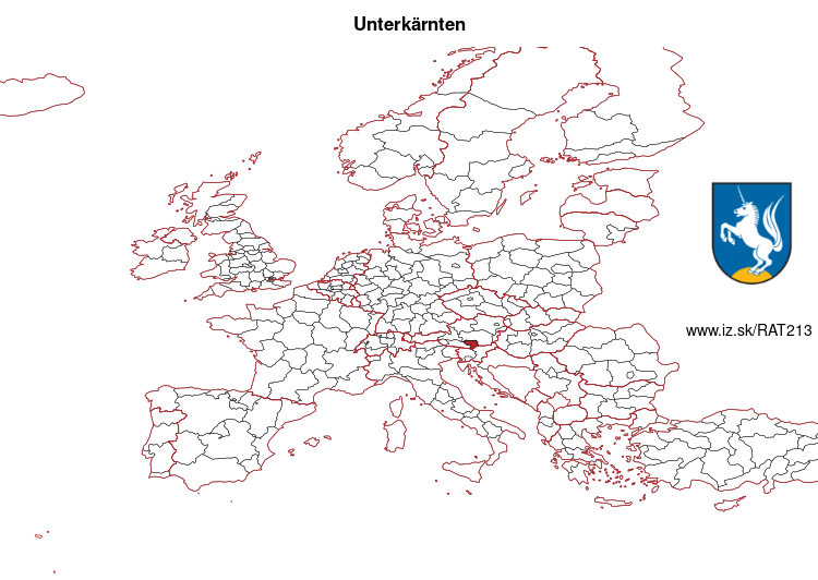 mapka Unterkärnten AT213