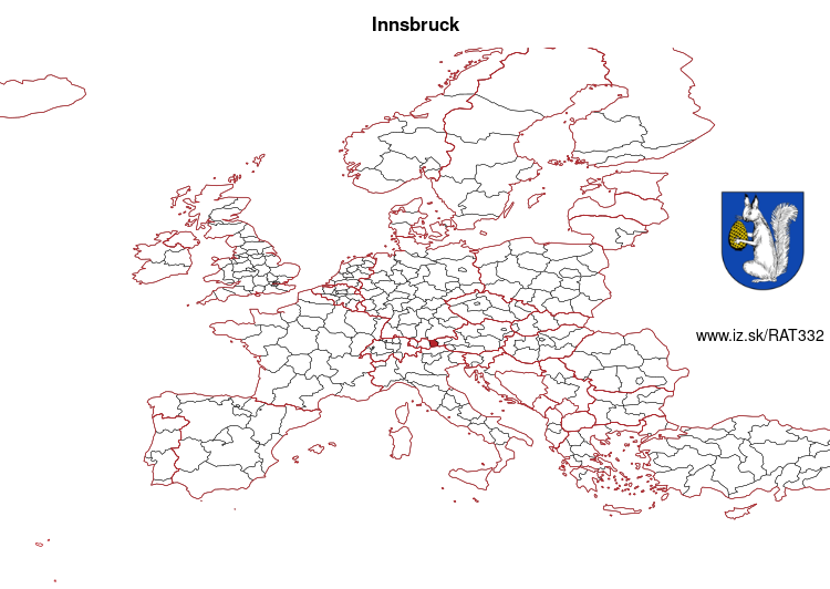 mapka Innsbruck AT332