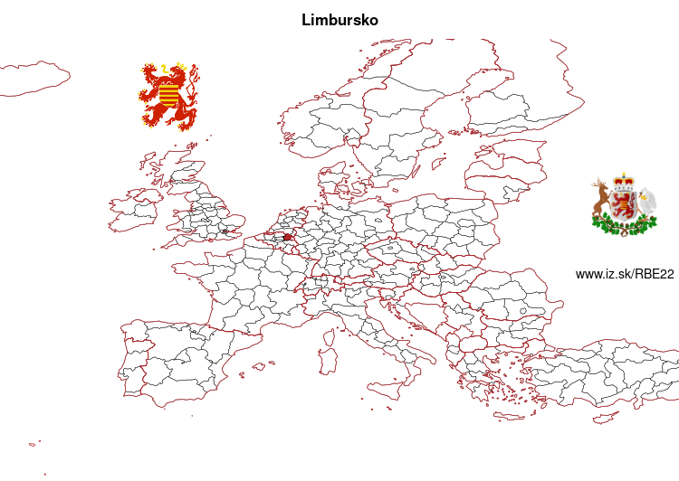 mapka Limbursko BE22