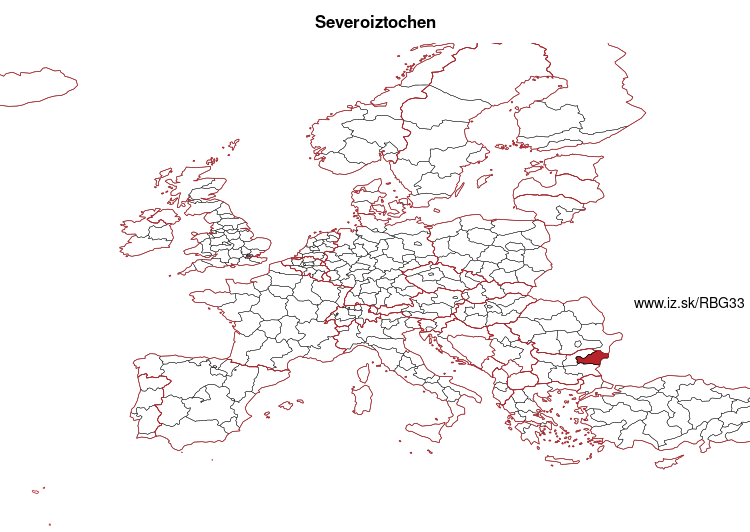 mapka Severoiztochen BG33