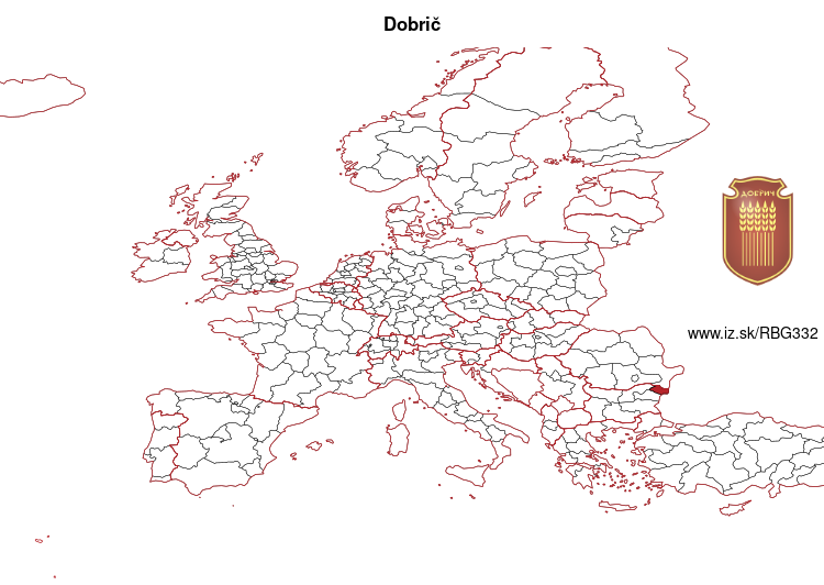 mapka Dobrič BG332