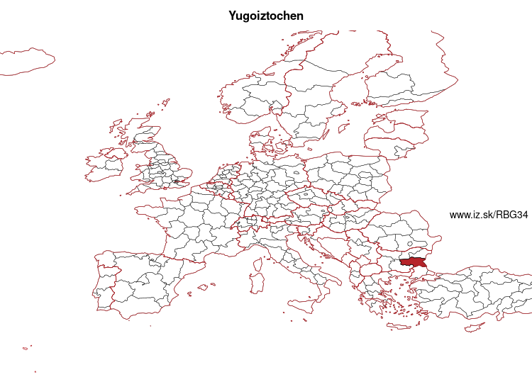 mapka Yugoiztochen BG34