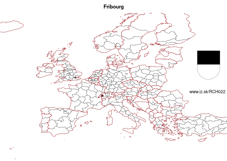 mapka Fribourg CH022