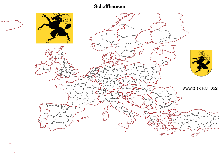 mapka Schaffhausen CH052