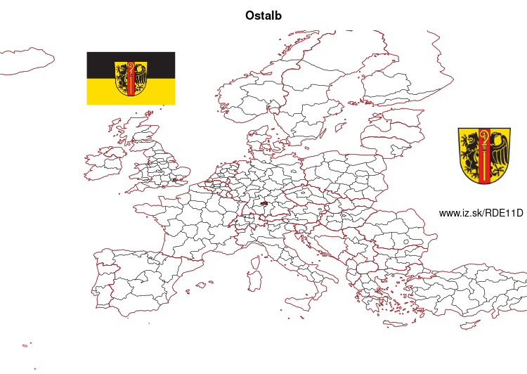 mapka Ostalb DE11D