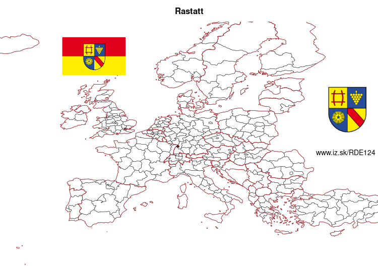 mapka Rastatt DE124