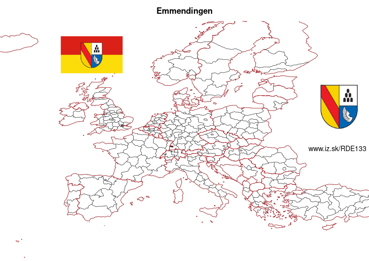 mapka Emmendingen DE133