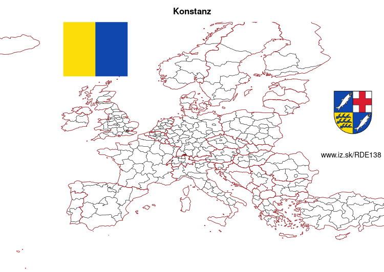 mapka Konstanz DE138