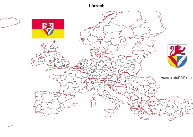 mapka Lörrach DE139