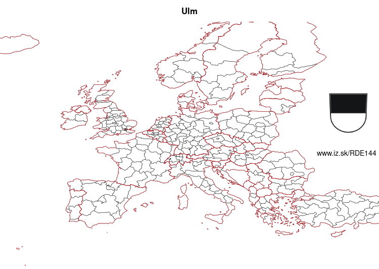 mapka Ulm DE144