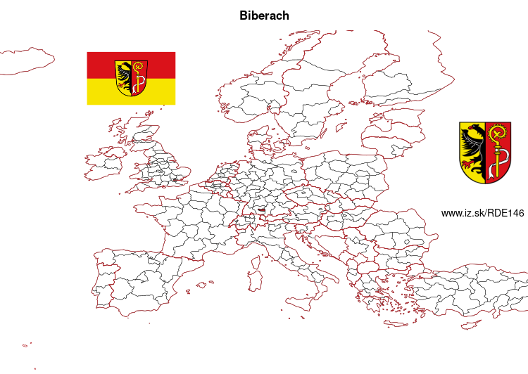 mapka Biberach DE146